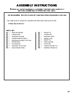 Brinkmann 2411 Assembly Instructions Manual preview