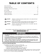 Preview for 3 page of Brinkmann 810-6570-F Instructions For Use & Care