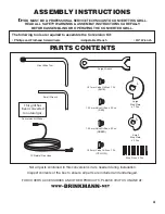 Preview for 5 page of Brinkmann 810-6570-F Instructions For Use & Care