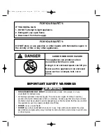 Предварительный просмотр 2 страницы Brinkmann 842-0200-0 Owner'S Manual