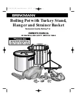 Предварительный просмотр 1 страницы Brinkmann Boiling Pot Owner'S Manual