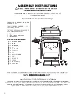 Preview for 4 page of Brinkmann Deluxe Professional Owner'S Manual