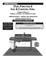 Preview for 1 page of Brinkmann DUAL FUNCTION II
GAS & CHARCOAL GRILL Owner'S Manual