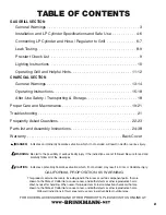 Preview for 3 page of Brinkmann DUAL FUNCTION II
GAS & CHARCOAL GRILL Owner'S Manual