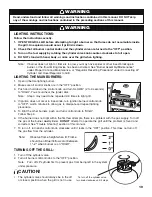 Preview for 11 page of Brinkmann DUAL FUNCTION II
GAS & CHARCOAL GRILL Owner'S Manual