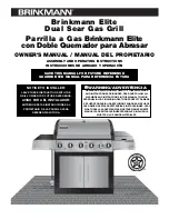 Brinkmann Dual Sear Gas Grill Owner'S Manual preview
