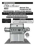 Preview for 1 page of Brinkmann Elite Series 4685 Installation Manual