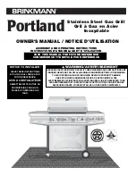 Brinkmann Portland 810-8300-F Owner'S Manual preview