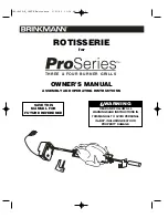 Предварительный просмотр 1 страницы Brinkmann PROSERIES 140-4400-R_INSTR Owner'S Manual