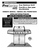 Preview for 1 page of Brinkmann ProSeries 4415 Owner'S Manual