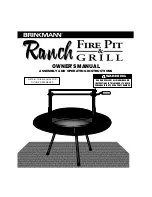 Brinkmann Ranch Fire Pit & Grill Owner'S Manual предпросмотр