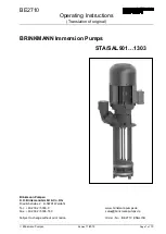 Brinkmann SAL1001/1010 Operating Instructions Manual предпросмотр