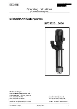 Preview for 1 page of Brinkmann SFC1520 Series Operating Instructions Manual