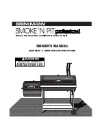 Brinkmann SMOKE 'N PIT Owner'S Manual preview