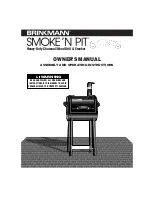 Brinkmann Smoke'n Pit Owner'S Manual preview