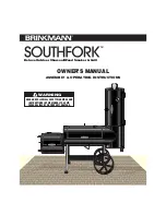 Preview for 1 page of Brinkmann SOUTHFORK Owner'S Manual