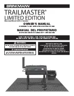 Brinkmann TRAILMASTER 30" Owner'S Manual preview