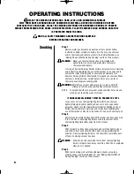 Preview for 10 page of Brinkmann Vertical Smoker Charcoal/Wood Owner'S Manual