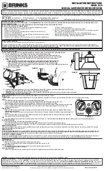 BRINKS 7639 Installation Instructions предпросмотр