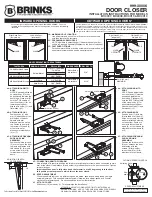 Предварительный просмотр 2 страницы BRINKS BC4007 Installation Instructions