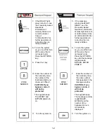 Preview for 22 page of BRINKS BHS-3000A User Manual