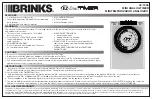 BRINKS EZ-Dial TIMER 42-1006 Quick Start Manual preview