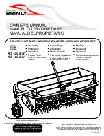 Preview for 1 page of Brinly-Hardy AS-30 BH (French) Manuel Du Propriétaire