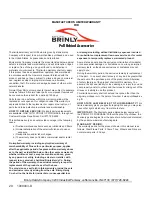 Предварительный просмотр 20 страницы Brinly-Hardy STH-420BH Owner'S Manual