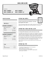 Предварительный просмотр 21 страницы Brinly BS-26BH Owner'S Manual