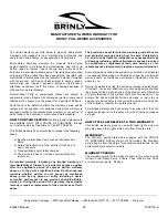 Предварительный просмотр 32 страницы Brinly BS-26BH Owner'S Manual