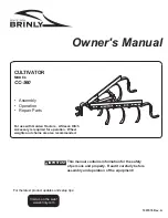 Preview for 1 page of Brinly CC-560 Owner'S Manual