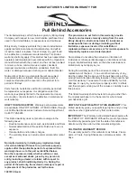 Предварительный просмотр 8 страницы Brinly CC-560 Owner'S Manual