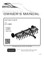 Brinly DT-48BH Owner'S Manual предпросмотр