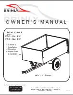 Brinly HDC-10L BH Owner'S Manual предпросмотр