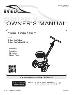 Brinly P20-500BH Owner'S Manual preview