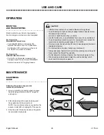 Предварительный просмотр 24 страницы Brinly PA-403BH Owner'S Manual