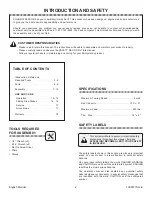 Preview for 2 page of Brinly PCT-101BH Owner'S Manual