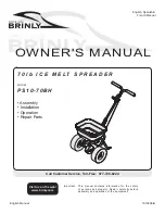 Brinly PS10-70BH Owner'S Manual preview