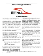 Preview for 8 page of Brinly SA-400BH Owner'S Manual