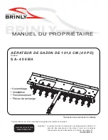 Предварительный просмотр 17 страницы Brinly SA-400BH Owner'S Manual