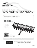 Brinly SA-401BH Owner'S Manual preview