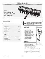 Preview for 11 page of Brinly SA-401BH Owner'S Manual