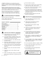 Preview for 2 page of Brinly SAT-40 BH Owner'S Manual