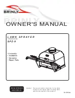 Brinly SPZ-9 Owner'S Manual предпросмотр