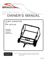 Brinly STS-427LXH Owner'S Manual preview