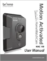 Preview for 1 page of Brinno MAC 100 User Manual