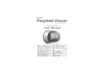 Предварительный просмотр 1 страницы Brinno PeepHole Viewer PHV 132512 User Manual