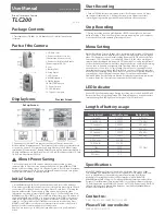 Preview for 1 page of Brinno TimeLapse TLC200 User Manual