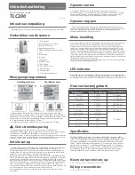 Preview for 2 page of Brinno TimeLapse TLC200 User Manual