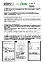 Preview for 13 page of Brinsea Chick Safe eco Installation And Operating Instructions Manual